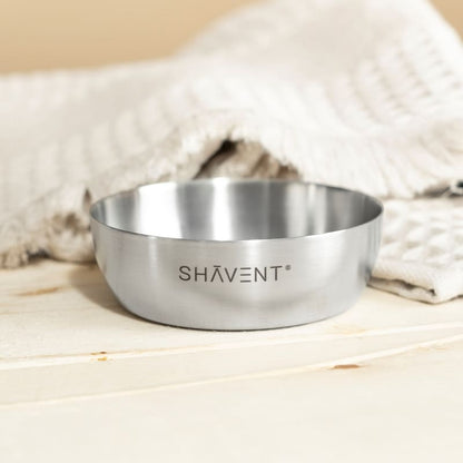 SHAVENT shaving bowl - soap dish made of elegant metal