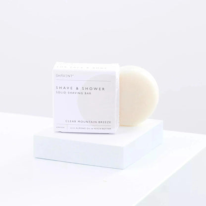 SHAVE &amp;amp; SHOWER - Solid Shaving Bar - soap-free &quot;shaving soap&quot;